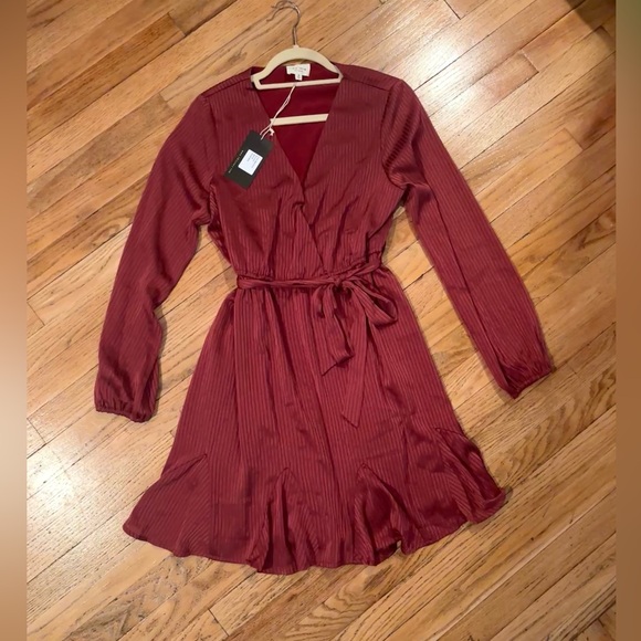 1.4.3. Story by Line Up Dresses & Skirts - NEW w/ TAGS - 143 Story Wine/Burgundy  Dress - Medium